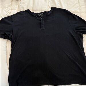 Express Men's Short Sleeve Black Tee